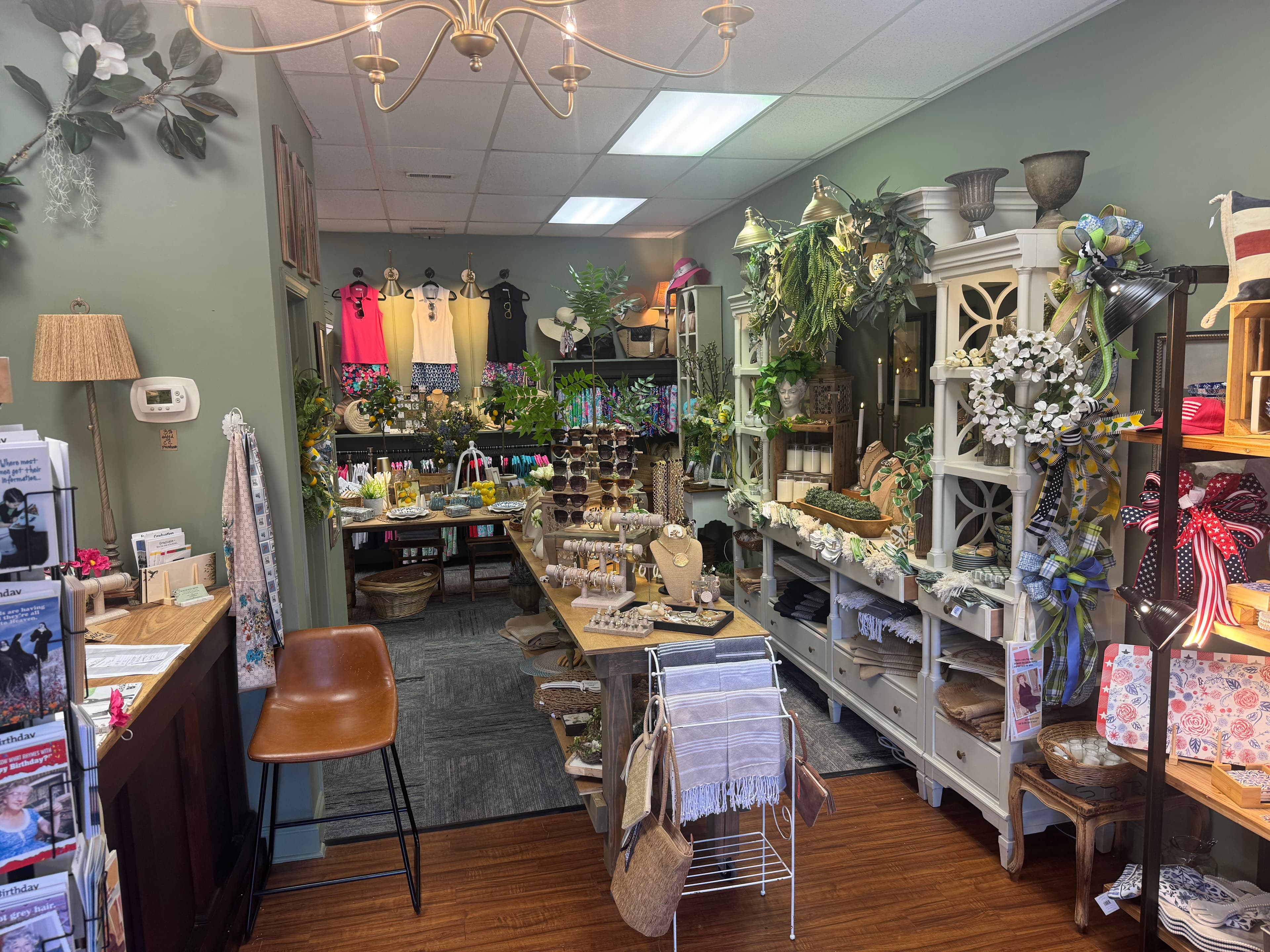 Inside the Magnolia Moss Collective boutique